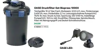 Lagerhaus Oase druckfilter-set biopress 10000 Angebot