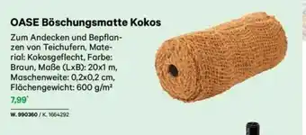 Lagerhaus Oase böschungsmatte kokos Angebot