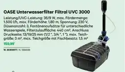 Lagerhaus Oase unterwasserfilter filtral uvc 3000 Angebot