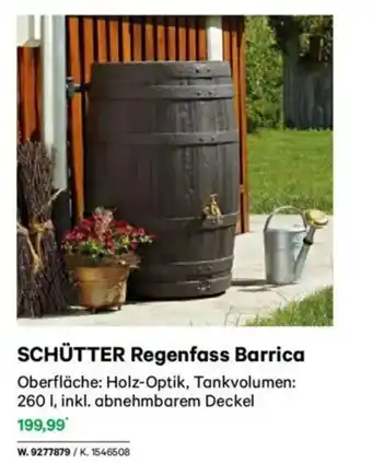 Lagerhaus Schütter regenfass barrica Angebot