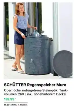 Lagerhaus Schütter regenspeicher muro Angebot