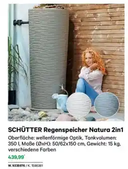 Lagerhaus Schütter regenspeicher natura 2in1 Angebot