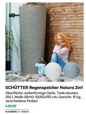 Lagerhaus Schütter regenspeicher natura 2in1 Angebot