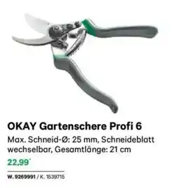 Lagerhaus Okay gartenschere profi 6 Angebot