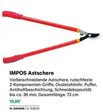 Lagerhaus Impos astschere Angebot