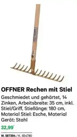 Lagerhaus Offner rechen mit stiel Angebot