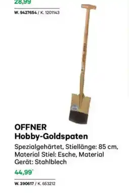 Lagerhaus Hobby-goldspaten Angebot