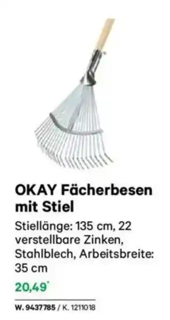 Lagerhaus Okay fächerbesen mit stiel Angebot