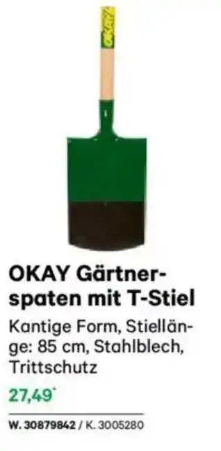 Lagerhaus Okay gärtner- mit stiel Angebot