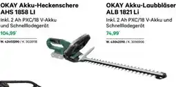 Lagerhaus OKAY Akku-Heckenschere AHS 1858 LI Angebot