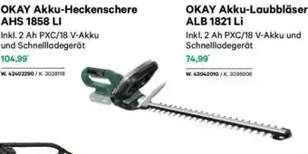 Lagerhaus OKAY Akku-Heckenschere AHS 1858 LI Angebot