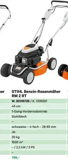 Lagerhaus Stihl benzin-rasenmäher rm 2 rt Angebot