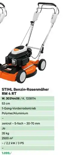 Lagerhaus Stihl benzin-rasenmäher rm 4 rt Angebot