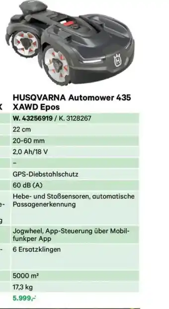 Lagerhaus Husqvarna automower 435 Angebot