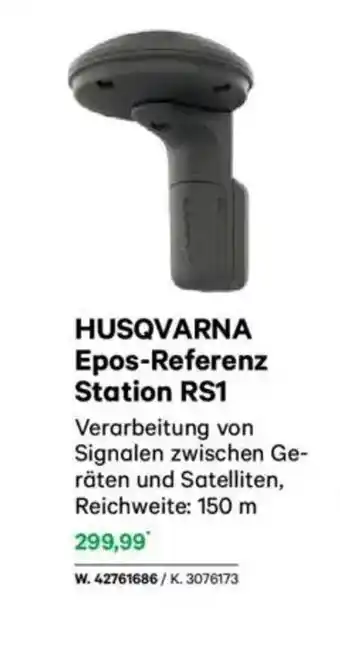 Lagerhaus Husqvarna epos-referenz station rs1 Angebot