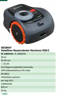 Lagerhaus Satelliten-rasenroboter navimow i108 e Angebot