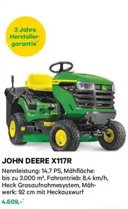 Lagerhaus John deere x117r Angebot