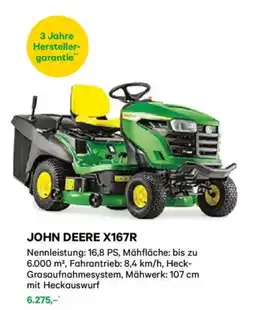 Lagerhaus John deere x167r Angebot