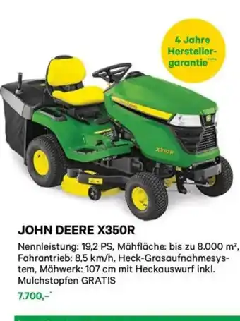 Lagerhaus John deere x350r Angebot