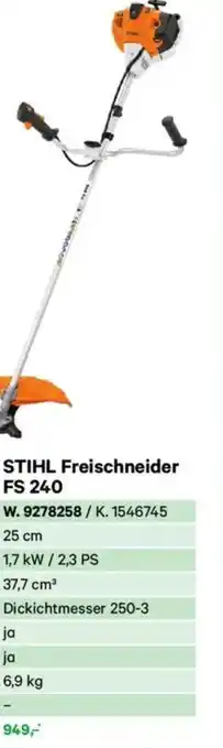 Lagerhaus Stihl freischneider fs 240 Angebot