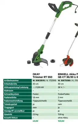 Lagerhaus Trimmer rt 550 Angebot