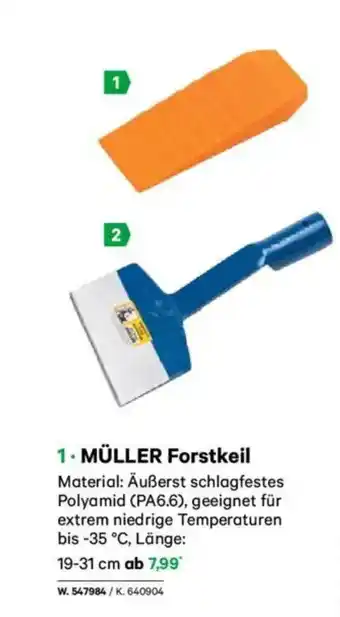 Lagerhaus MÜLLER Forstkeil Angebot