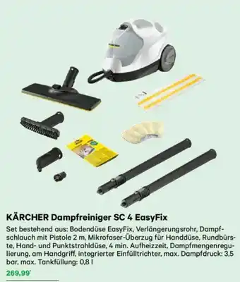 Lagerhaus Kärcher dampfreiniger sc 4 easyfix Angebot