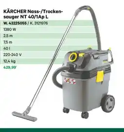 Lagerhaus Kärcher nass-/trocken- sauger nt 40/1ap l Angebot