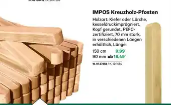 Lagerhaus Impos kreuzholz-pfosten Angebot