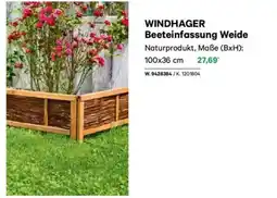 Lagerhaus Windhager beeteinfassung weide Angebot