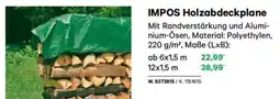 Lagerhaus Impos holzabdeckplane Angebot