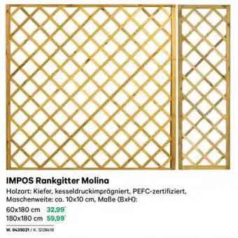 Lagerhaus Impos rankgitter molina Angebot