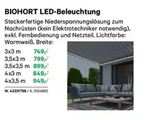 Lagerhaus Biohort led-beleuchtung Angebot