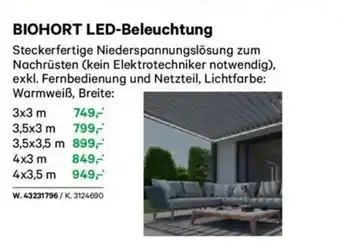 Lagerhaus Biohort led-beleuchtung Angebot