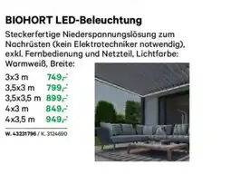 Lagerhaus Biohort led-beleuchtung Angebot