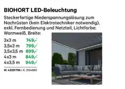 Lagerhaus Biohort led-beleuchtung Angebot