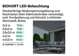 Lagerhaus Biohort led-beleuchtung Angebot