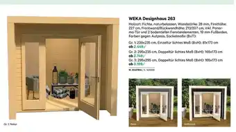 Lagerhaus Weka designhaus 263 Angebot