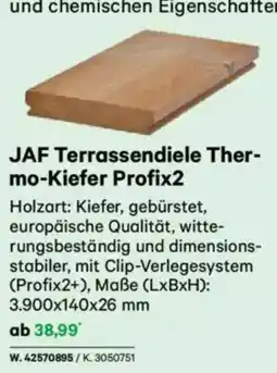 Lagerhaus Jaf terrassendiele ther- mo-kiefer profix2 Angebot