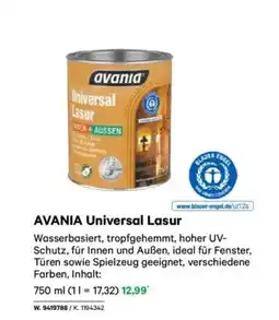 Lagerhaus Avania universal lasur Angebot