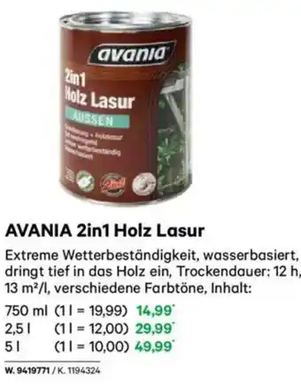 Lagerhaus Avania 2in1 holz lasur Angebot