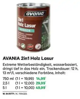 Lagerhaus Avania 2in1 holz lasur Angebot