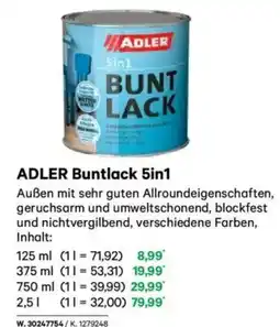 Lagerhaus Adler buntlack 5in1 Angebot