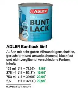 Lagerhaus Adler buntlack 5in1 Angebot