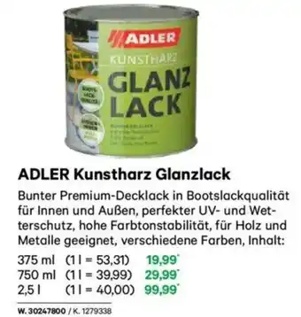 Lagerhaus Adler kunstharz glanzlack Angebot