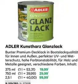 Lagerhaus Adler kunstharz glanzlack Angebot