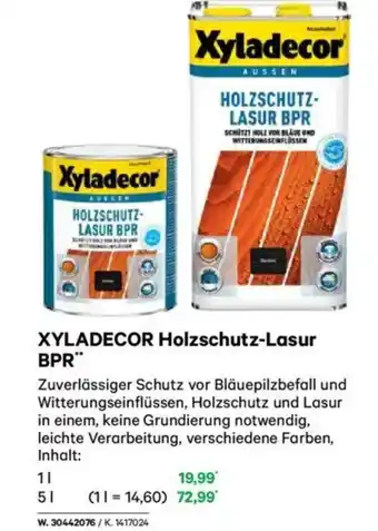 Lagerhaus Holzschutz- lasur bpr Angebot