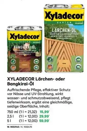 Lagerhaus Xyladecor lärchen- oder bangkirai-öl Angebot