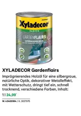 Lagerhaus Xyladecor gardenflairs Angebot