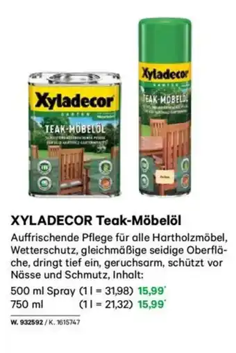 Lagerhaus Xyladecor teak-möbelöl Angebot